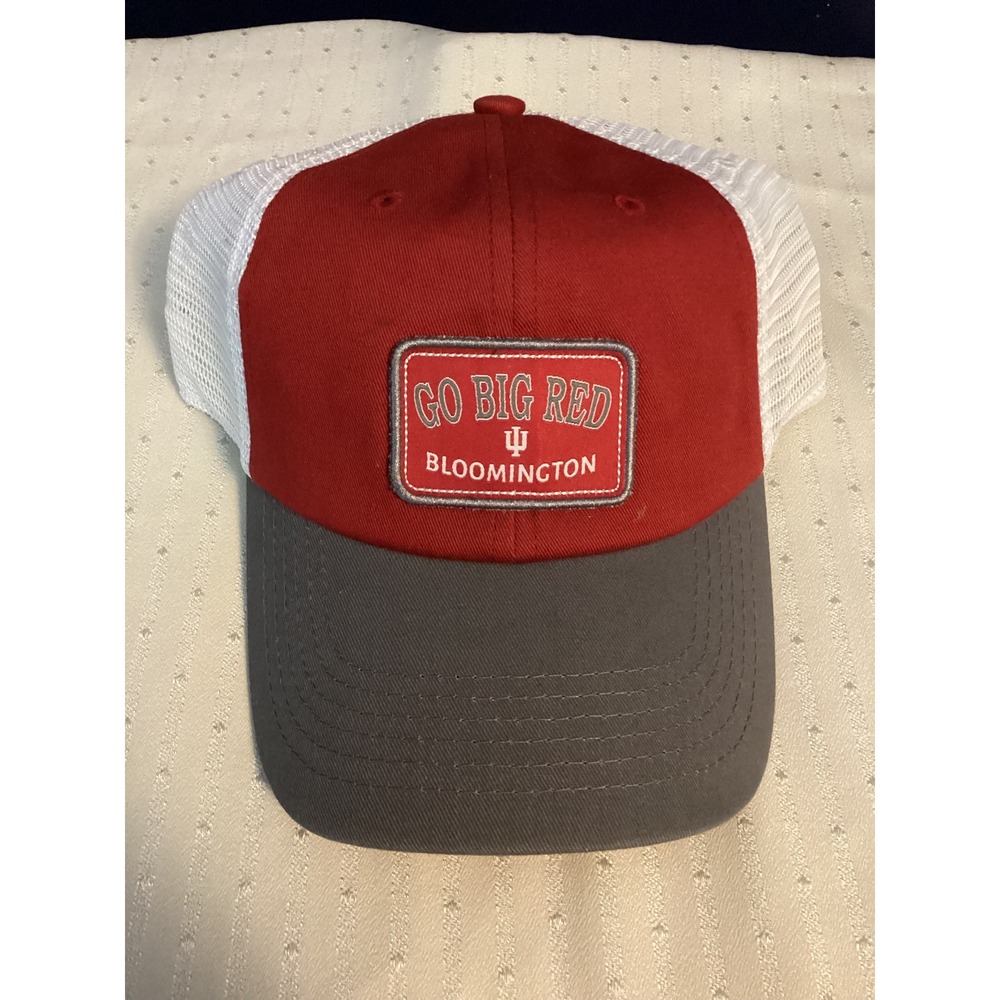 Indiana University Hoosiers Hat Go Big Red Bloomington Trucker Snapback Cap IU
